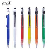 High Quality Promotional Phone Holder Metal Aluminum Ball Pen with Touch