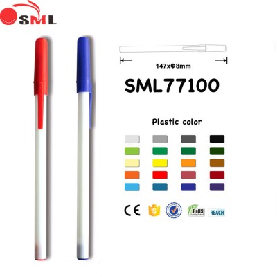 Cheap plastic colorful ball point pen