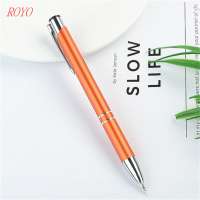 Ballpoint Pen Stock Pen Promotional Hotel Metal BallPen With Laser Logo