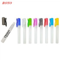 Hot Selling 10ml Portable Refillable Perfume Plastic Bottle Alcohol Bottle Sprayers Ball Pen Plastic New Design